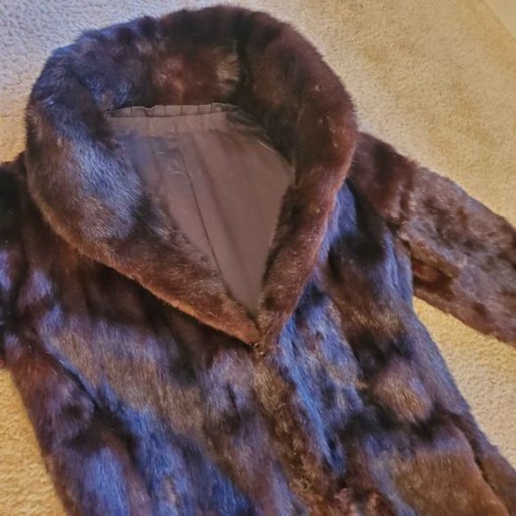 Genuine Mink Fur Coat - Picture 3 of 5